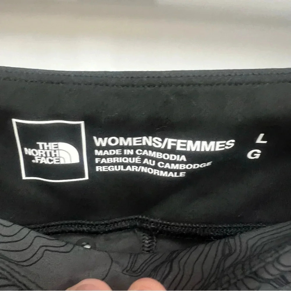 THE NORTH FACE Beyond the Wall Asphalt Grey Topo Print Pants size large - Picture 9 of 15
